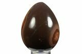 Polished Polychrome Jasper Egg - Madagascar #331724-1